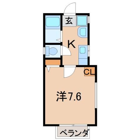 垣本ハイツⅣの物件間取画像